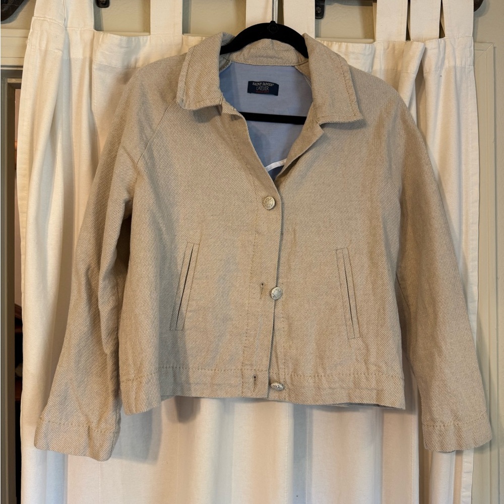 Saint James Beige Blazer Jacket